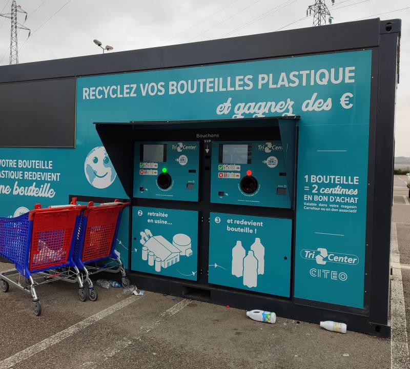 automate recycler vos bouteilles plastique à Limay
